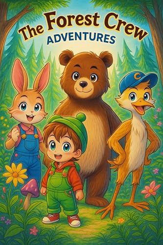 The Forest Crew Adventures: A Fun Animal Story About Friendship, Teamwork, and Exploring Nature for 7-Year-Olds (Uplifting Stories for Children 6-8)