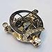 Benzara NAU-BR48342 Brass Sun Dial Compass In Box - Great Nautical Compass