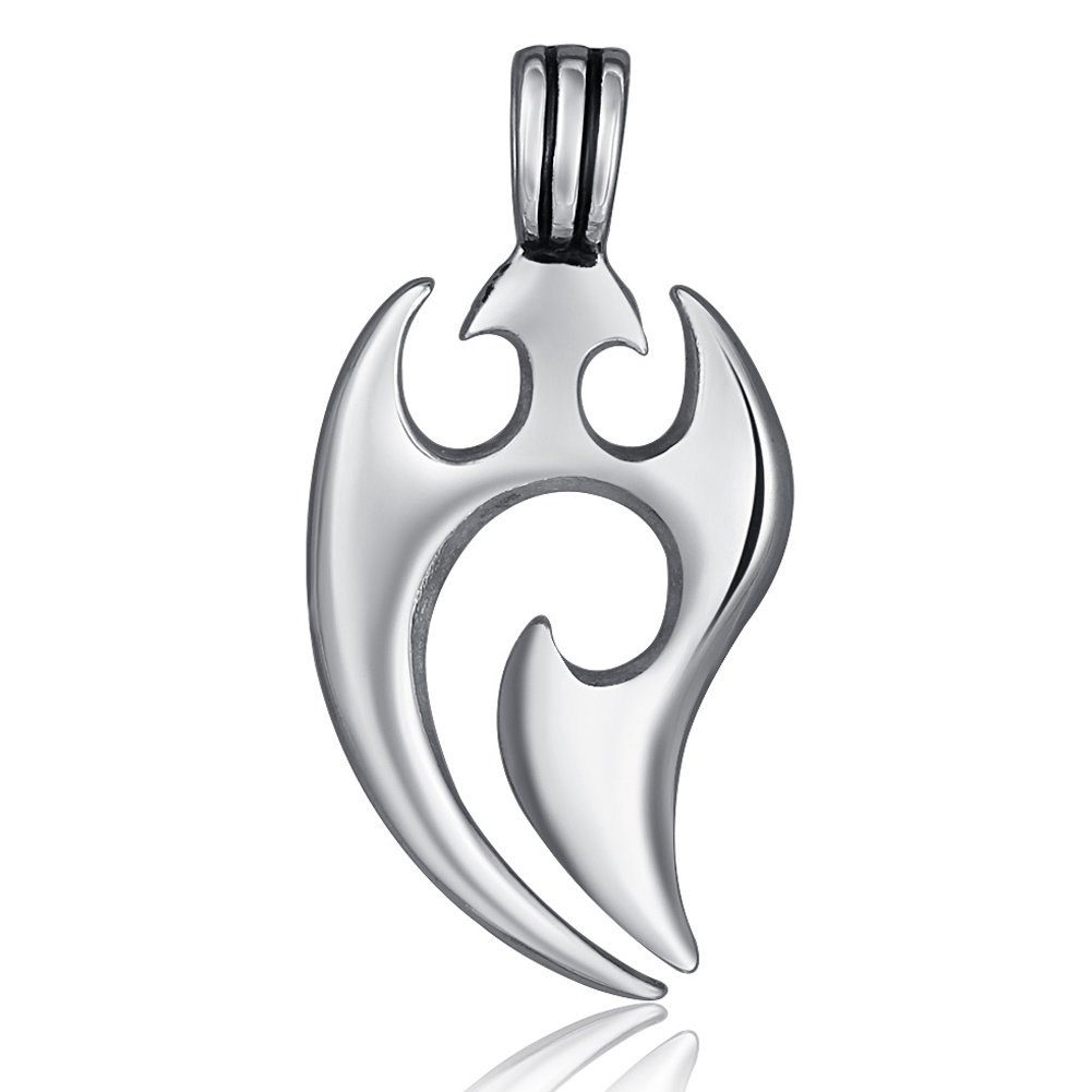 Ciondolo Uomo Tribal DonDon In Acciaio Inox - 3.5 Cm, Confezione In Velluto Nero - Foto 10