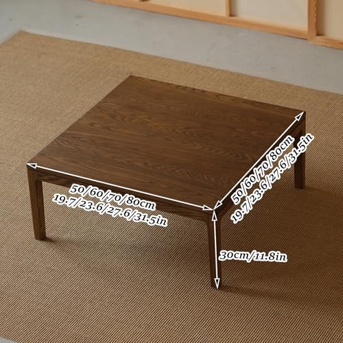 Table basse en bois gain de place pour petits salons et studios