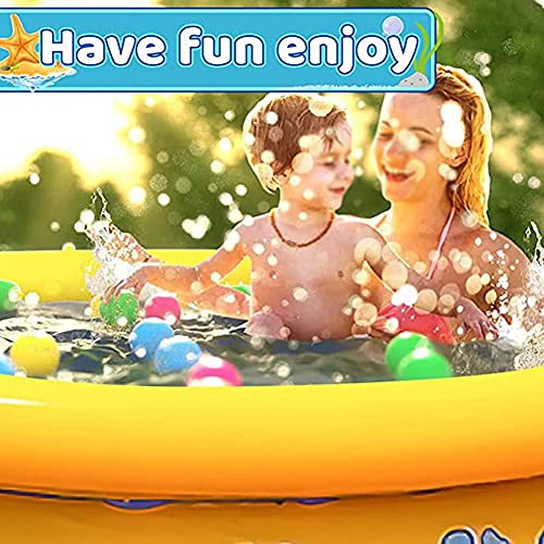 FHISD Aufblasbarer Pool für Kinder, verdicken PVC rundes Planschbecken für Kinder, auslaufsicheres Wasser Familienpool… – Bild 4