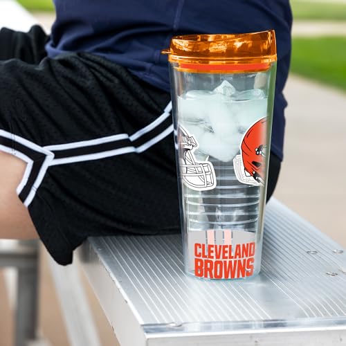 Image of Rico Industries NFL Football Double Wall Classic 16oz Or 20oz Tritan Tumbler W Lid