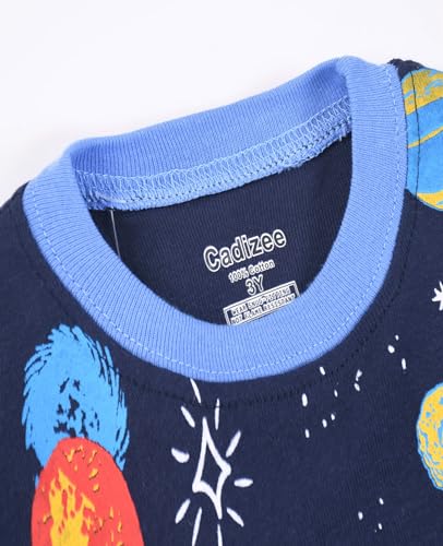 Benaive Boys Summer Pajamas 4 Pieces Kids Pajama Shorts Toddler Boy Pjs Cotton Sleepwear Size 10 - image 4