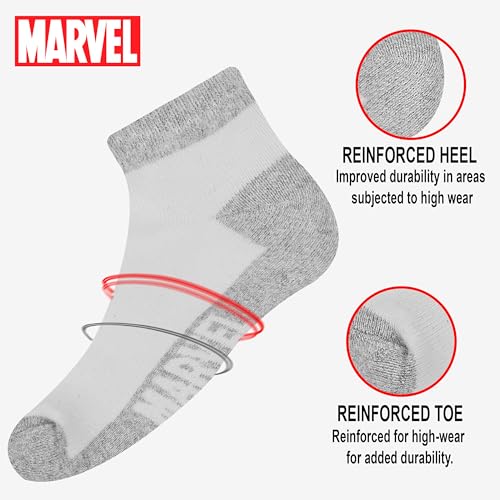 Marvel Boys Ankle Socks 10 Pack - Officially Licensed, Durable Cotton Boys Socks Ankle Athletic Socks 4-7 6-10 Years2