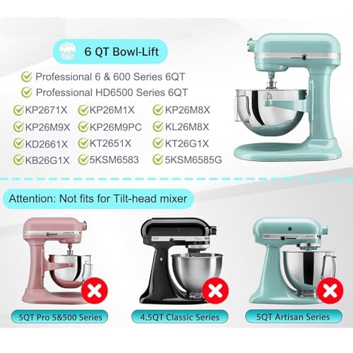 Couvercle de mixeur de rechange durable en acier inoxydable de 6L