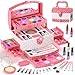 PERRYHOME Kids Makeup Set for Girl 56 Pcs Washable Real Cosmetic, Non-Toxic Frozen Toys Toddler Makeup Kit, 2026 New CPF Sustainable Materials Birthday Gift for 3 4 5 6 7 8 9 10 11 12 Year Old Girls