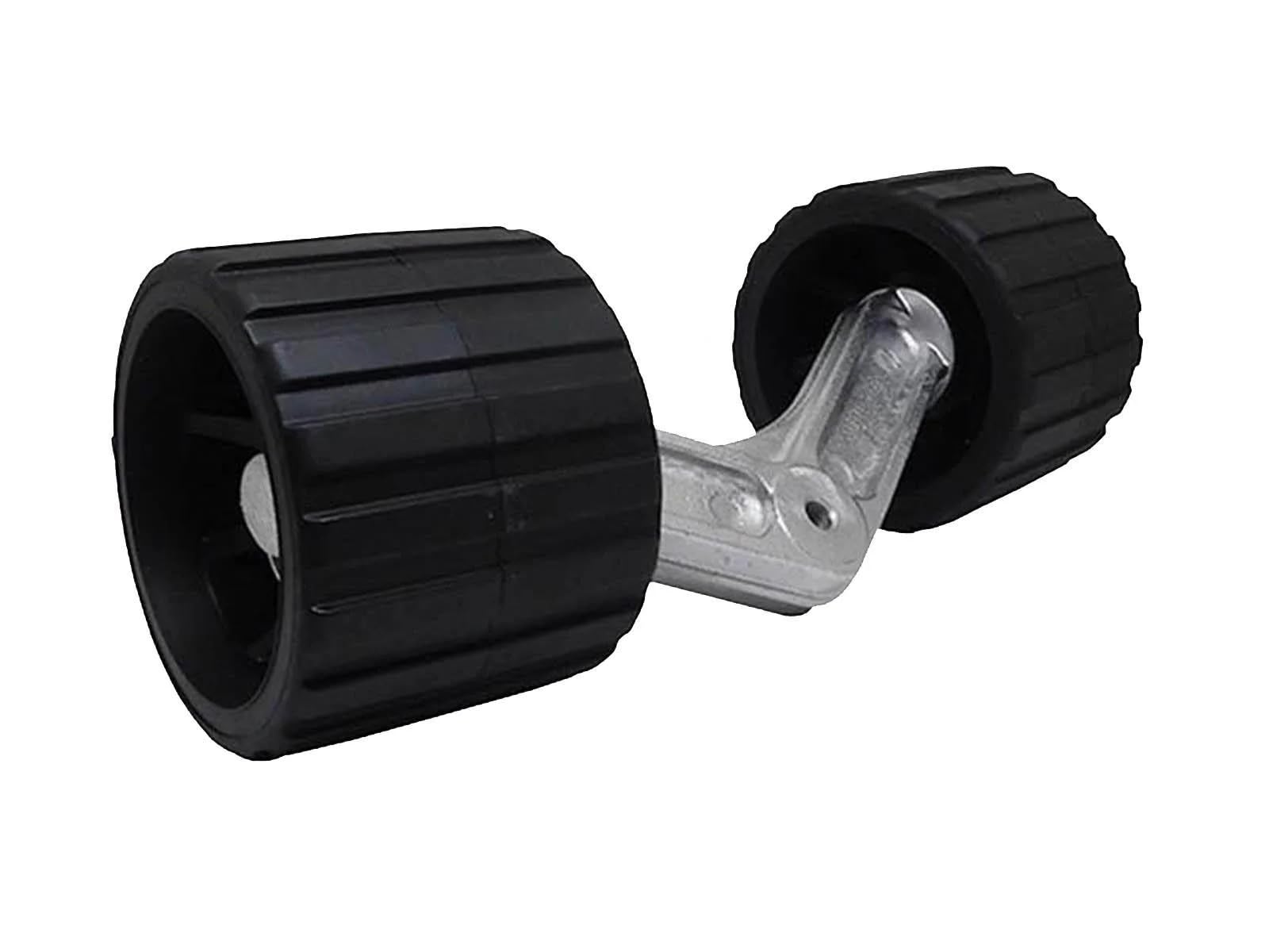 Extreme Trailers, Aluminium Wing Bracket with Non Marking Rollers (Black)