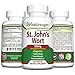 St. John's Wort - 500mg x 100 Capsules - Saint Johns Wort Extract for Mood Support - Promotes Mental Health & Eases Symptoms of Anxiety & Depression