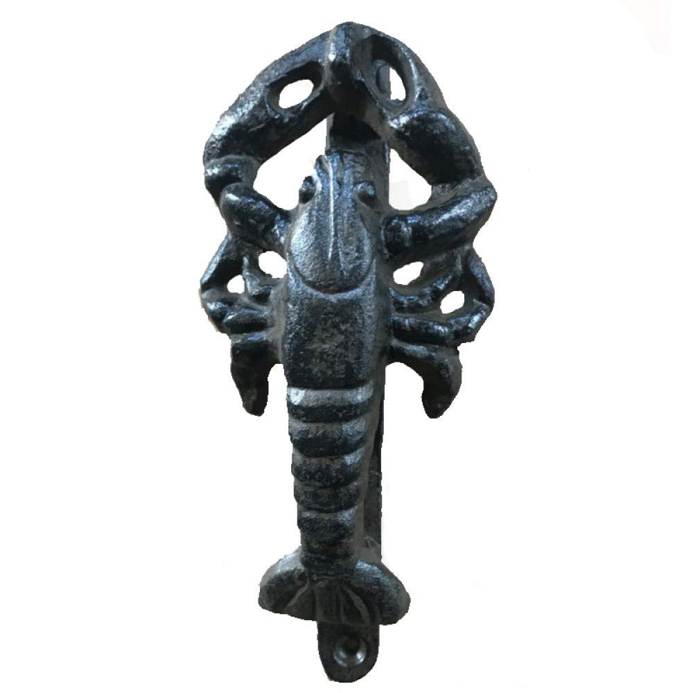 Heurtoir de porte fer nordique rétro rouillé 7.0 x 4.7 x 17.3 cm