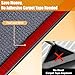 YANRUIPRO Carpet Edge Trim, Trim Lock Carpet Binding, Self Adhesive Eage Protector for Area Rug, Black Color, 20Ft, PVC Material