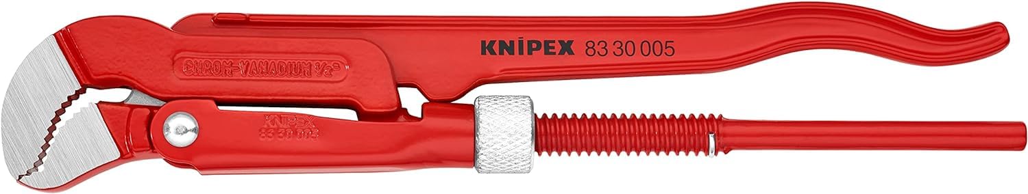 Knipex 83 30 005 Pipe Wrench S-Type Red Powder-Coated 245 Mm 4003773025221