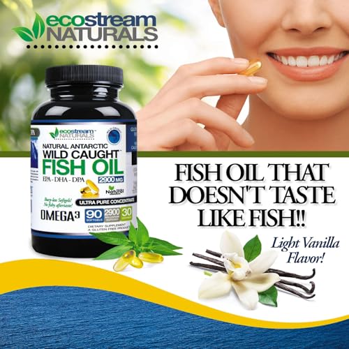 Image of Antarctic Wild Caught Omega 3 Fish Oil with DPA-EPA-DHA 2,900 MG Strength
