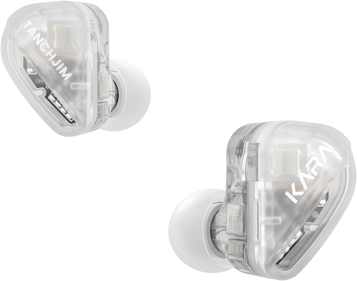 TANCHJIM Kara in-Ear Headphones with High Sound Quality Wired HiFi Listening Wired Earphones Headphones Gaming Earbuds White Color 3.5mm