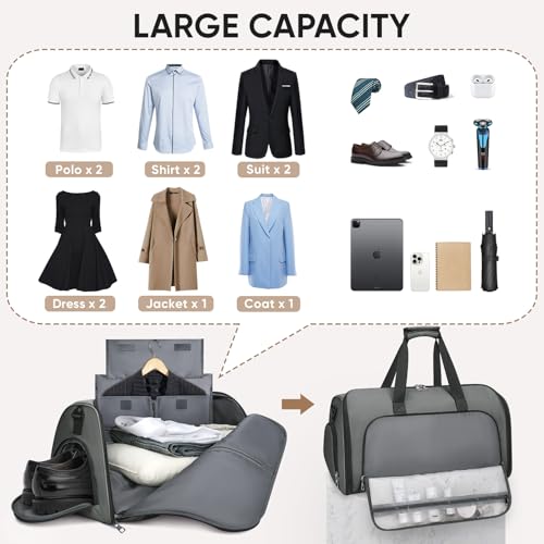 BALEINE Travel Garment Duffel Bag