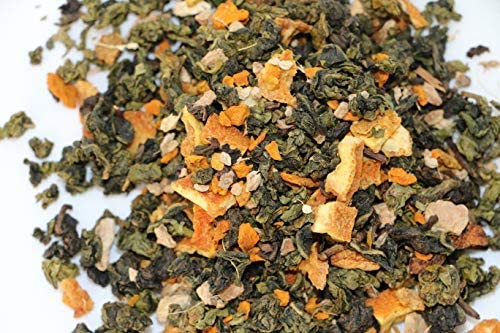 Itrix Natural Flavored Oolong Tea - Oolong Leaf Tea Blend - Contains Citrus Turmeric, Orange Peel, 4 Oz (1 Pound) #TOP3