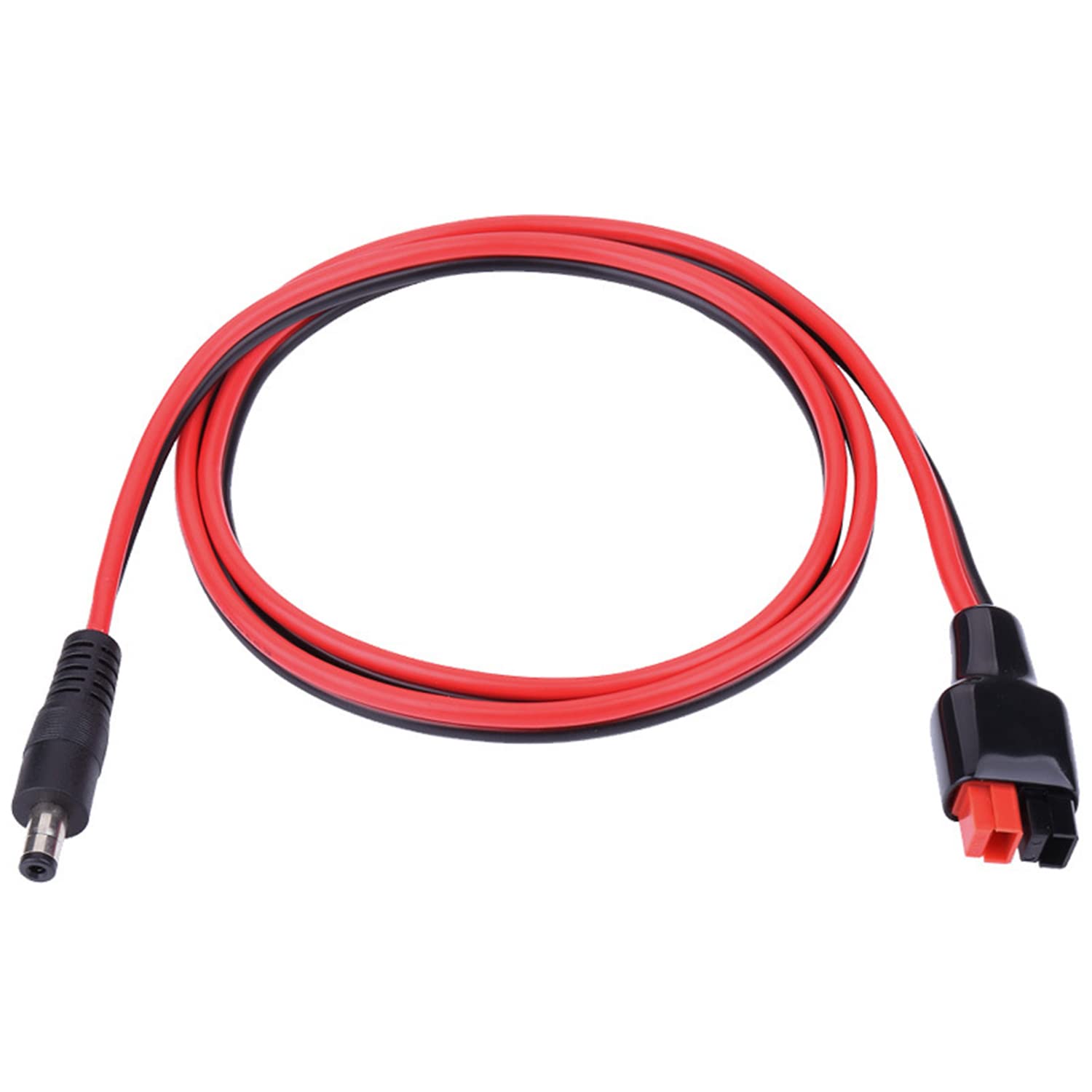 LIXINTIAN14AWG Cable,45A Connector to DC 5.5mm x 2.1mm Male Power Plug Cable for Portable Generator(3.3ft/1m)