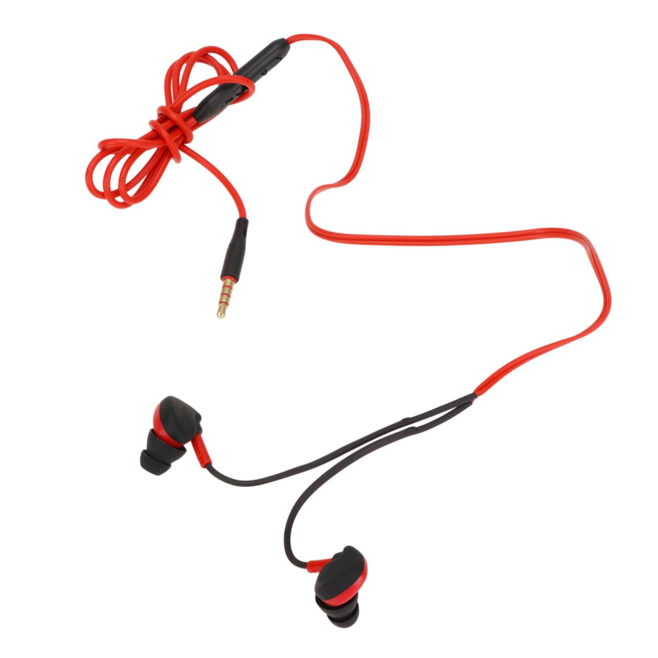 Wired Earphones with Mic Bass Headset for Sports Enhanced Sweat Resistance Secure Memory Wire Fit for Gym Outdoor