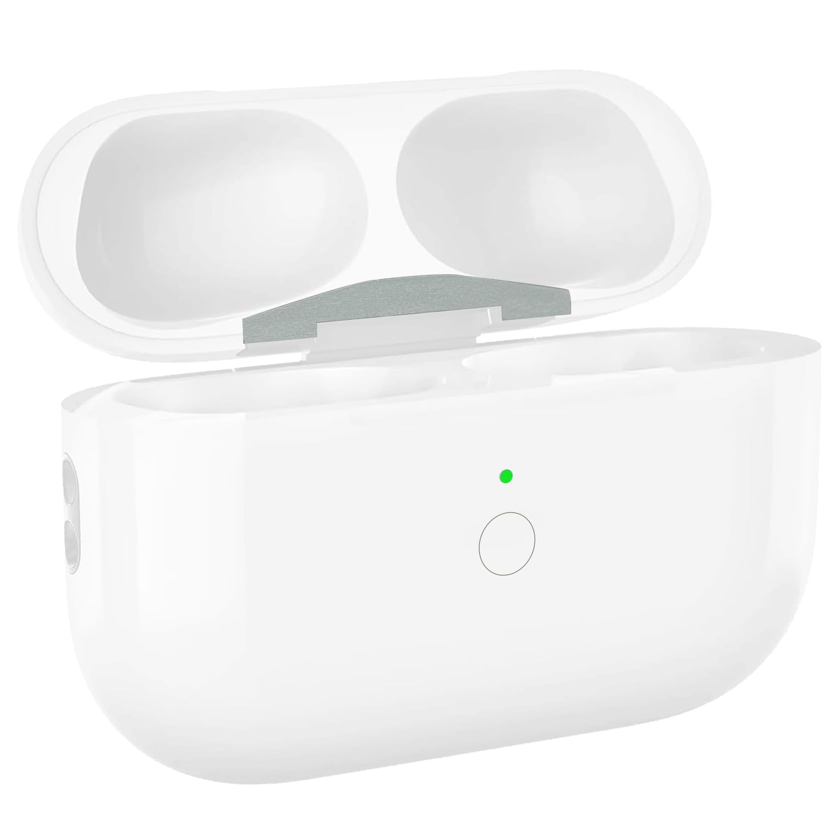 Wireless Charging Case Replacement Compatible with AirPods Pro 1st & 2nd Generation, AirPods Pro 1st & 2nd Charger Case with Bluetooth Pairing Sync Button - No Earbuds