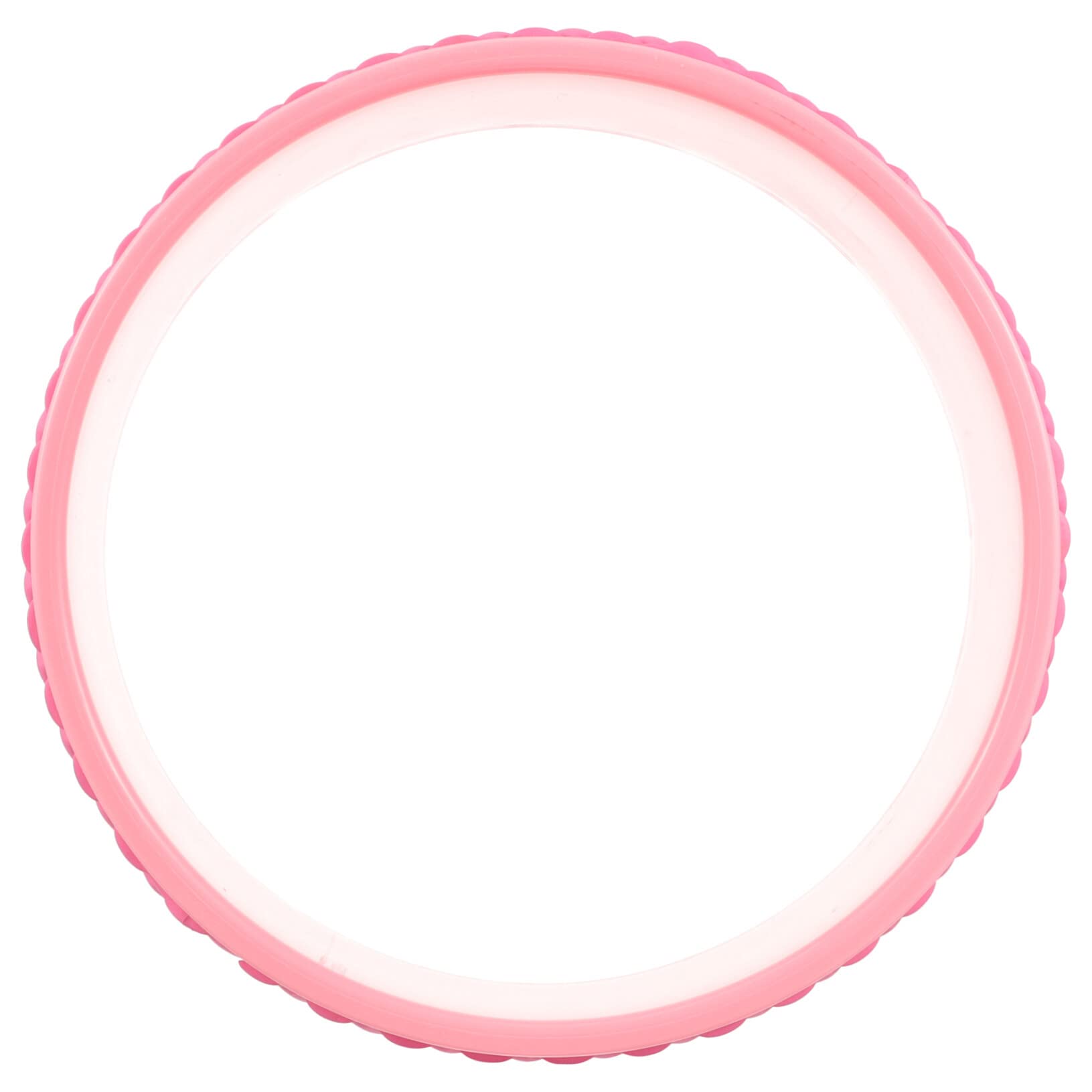 Veemoon Rodillo de Yoga Rodillo para la Espalda círculo de Yoga Antideslizante Yoga Accesorios Rueda de Entrenamiento de plástico Rueda de Espuma Pilates flexión hacia atrás