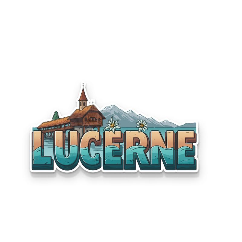 Image of Lucern Fridge Magnets, Glossy Finish, Stylish Magnet for Fridge, Wardrobe & Metal Surfaces