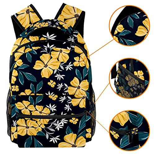Sac à dos décontracté tulipe à nombreuses poches, modèle multicolore pour adolescents - 3