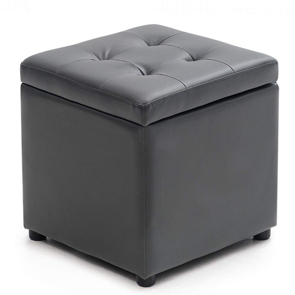 Pouf banc de rangement monoplace idéal pour optimiser l'espace d'une entrée
