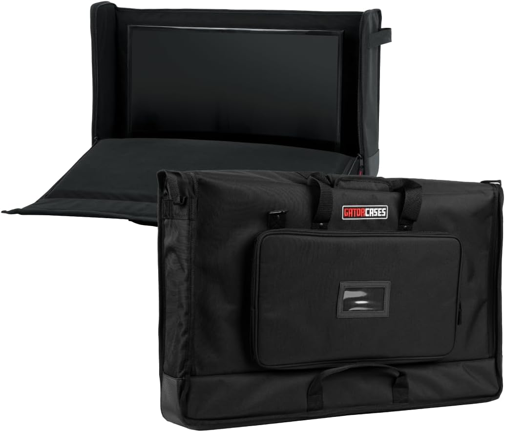 Gator Cases Padded Nylon Carry Tote Bag for Transporting LCD Screens, Monitors and TVs Between 27" - 32" (G-LCD-TOTE-MD)
