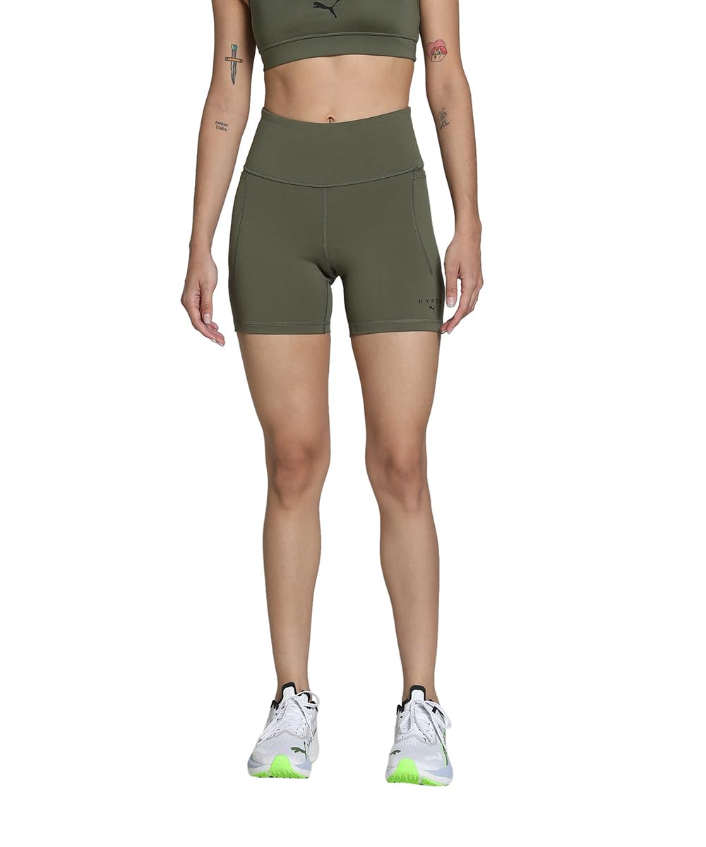 PUMA Cuissard 3" x HYROX CLOUDSPUN Femme M Loden Green