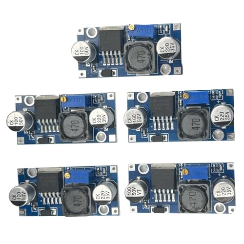 Image of 5Pack LM2596 LM2596S DC-DC Step Down Variable Volt Regulator Input 3.0-40V Output 1.5-35V Adjustable Buck Converter Electronic Voltage Stabilizer Power Supply Module