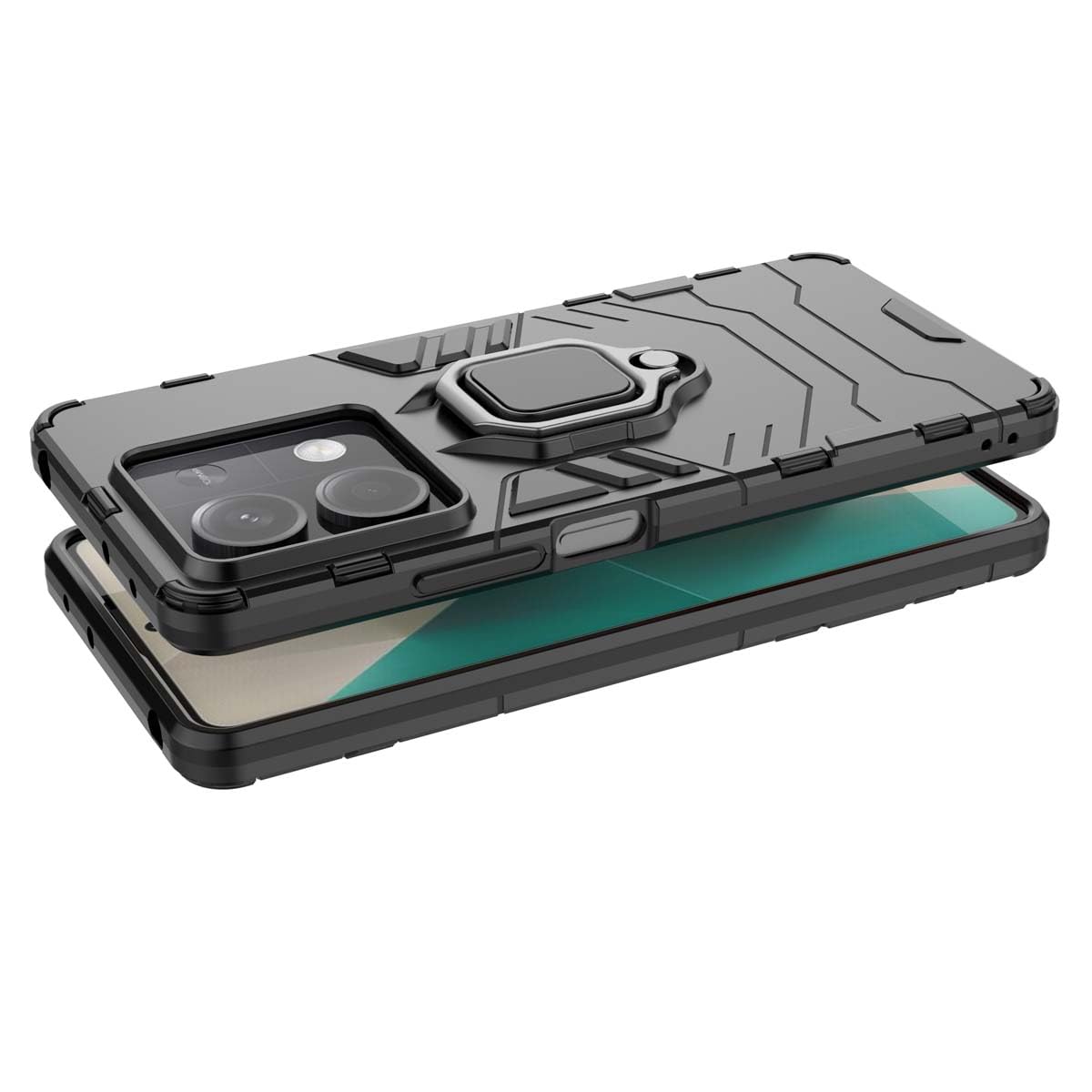 Custodia Per Xiaomi Redmi Note 13 5G Anello Supporto Antiurto Cover
