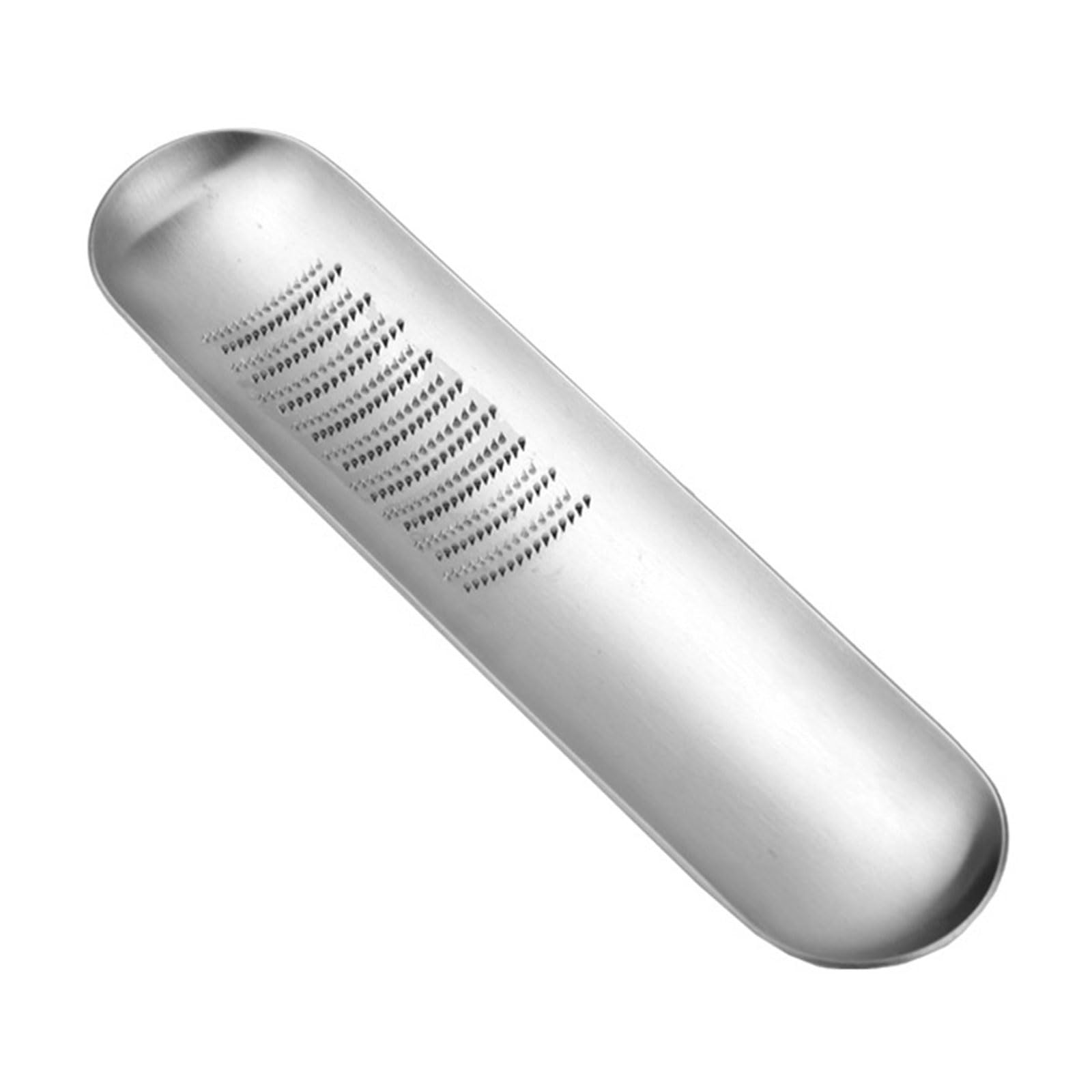 Sisyeuo Stainless Steels Grinding Board for Gingers Garlic Preparation with Easy Cleaning Design Kitchen Gadget for Sauces Kitchen Tool for Efficient Grinding & Flavor