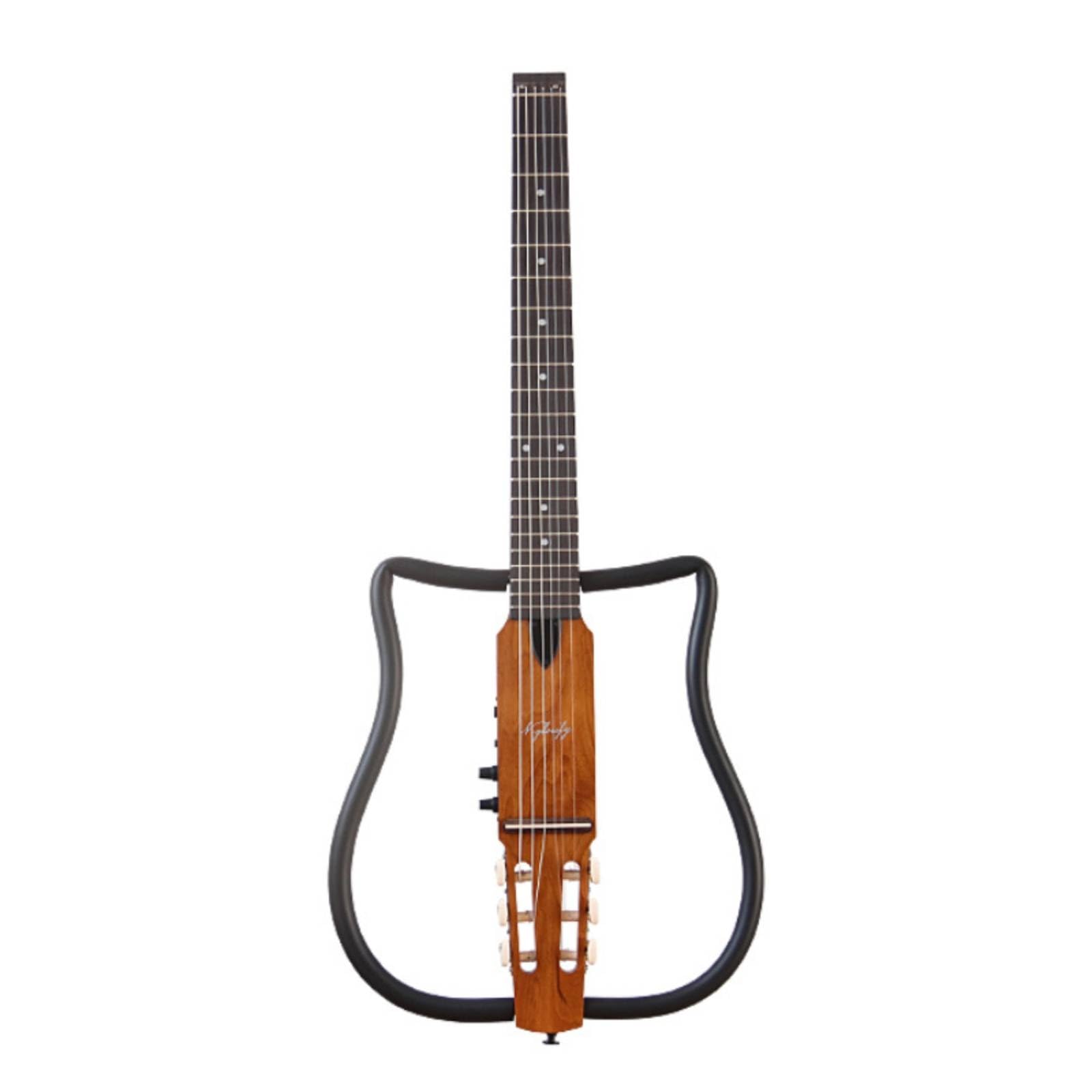 predolo Faltgitarre faltbar silent guitar kompakt kopflos Gitarre für Gitarrenschüler, Musiker