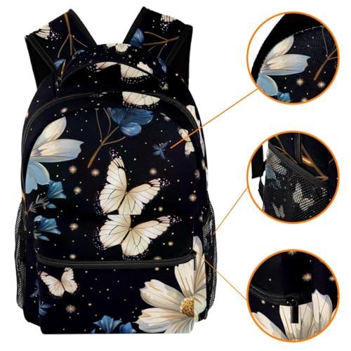 Sac à dos d'école fleuri pour la rentrée des classes et les sorties - 3