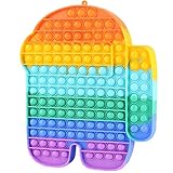 【 Juguete pop jumbo 】 Más grande y dulce que otros juguetes, este juguete de burbujas es muy popular entre niños, adolescentes y adultos. Y puede poner en movimiento la capacidad lógica, la imaginación y la creatividad de las personas, calmar y concentrarse y estimular la sabiduría y el potencial de las personas.