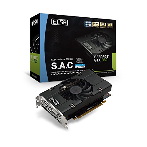 Amazon | ELSA GEFORCE GTX 960 2GB S.A.C SS グラフィックス