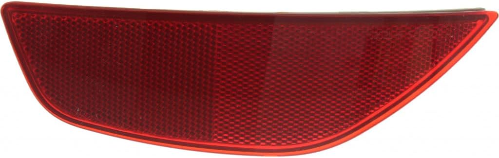 For Ford Fiesta Rear Reflector Unit 2011-2019 Pair Driver and Passenger Side LED Hatcback For FO1184107, FO1185107 | BE8Z 15A449 AA, BE8Z 15A448 AA