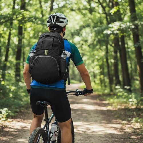 Mochila plegable impermeable para senderismo miniatura 3