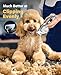 oneisall Dog Grooming Kit for Heavy Thick Hair&Coats/Low Noise Rechargeable Cordless Waterproof Dog Clippers for Grooming Animals&Pets/Pet Shaver with Stainless Steel Blade and Paw Trimmer
