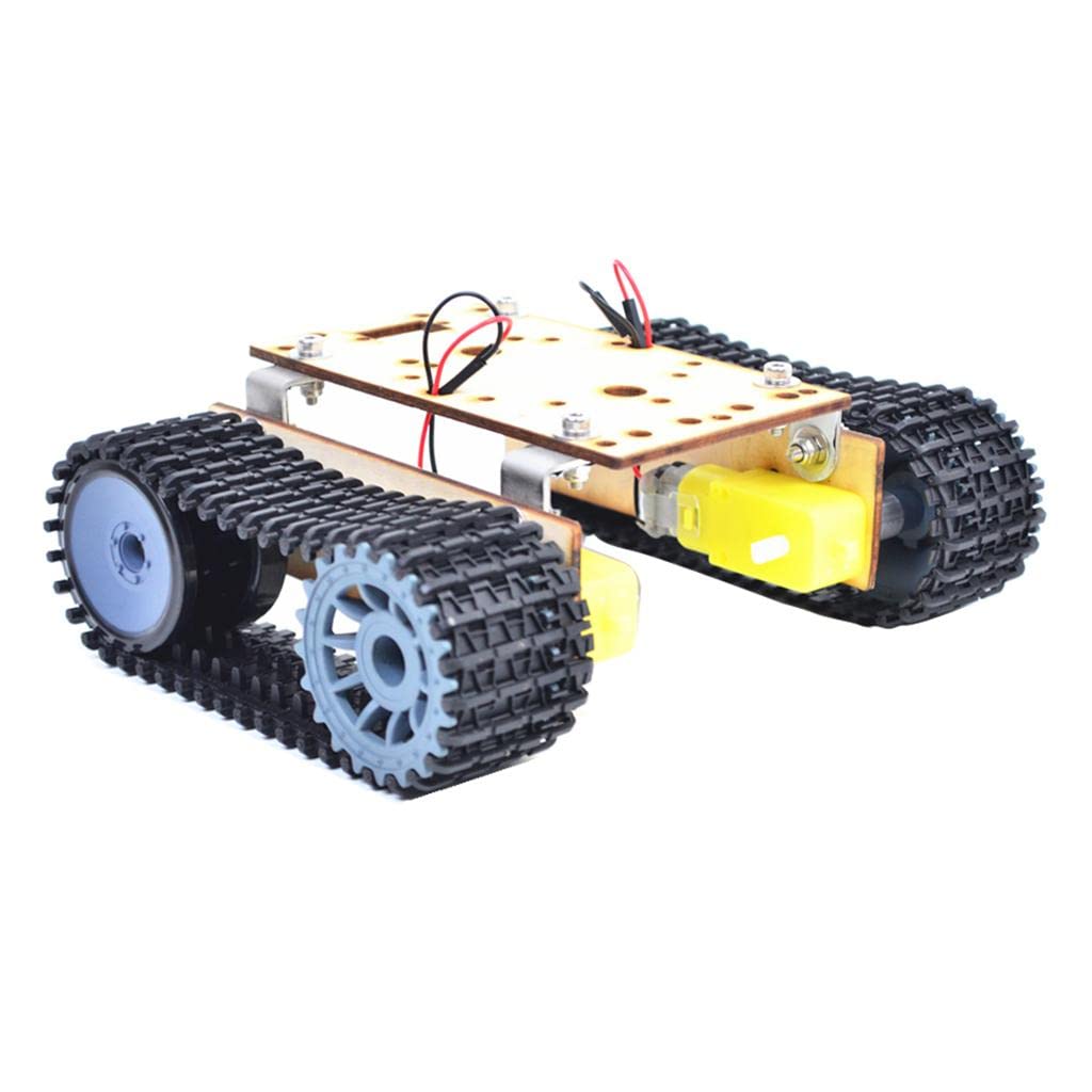 Robot Tanque Chasis Crawler Automóvil Metálico Kit DIY con de Plástico de Alta Elasticidad Adecuado para de Robótica Laboratorios