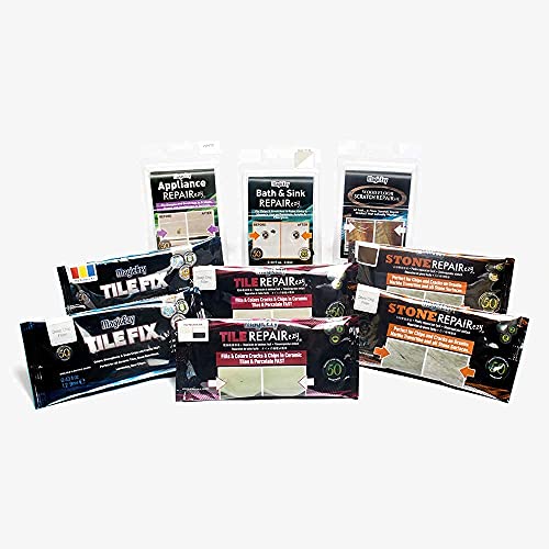 image for MagicEzy Tile RepairEzy (Gray/White) - Tile and Vinyl Floor Repair Kit