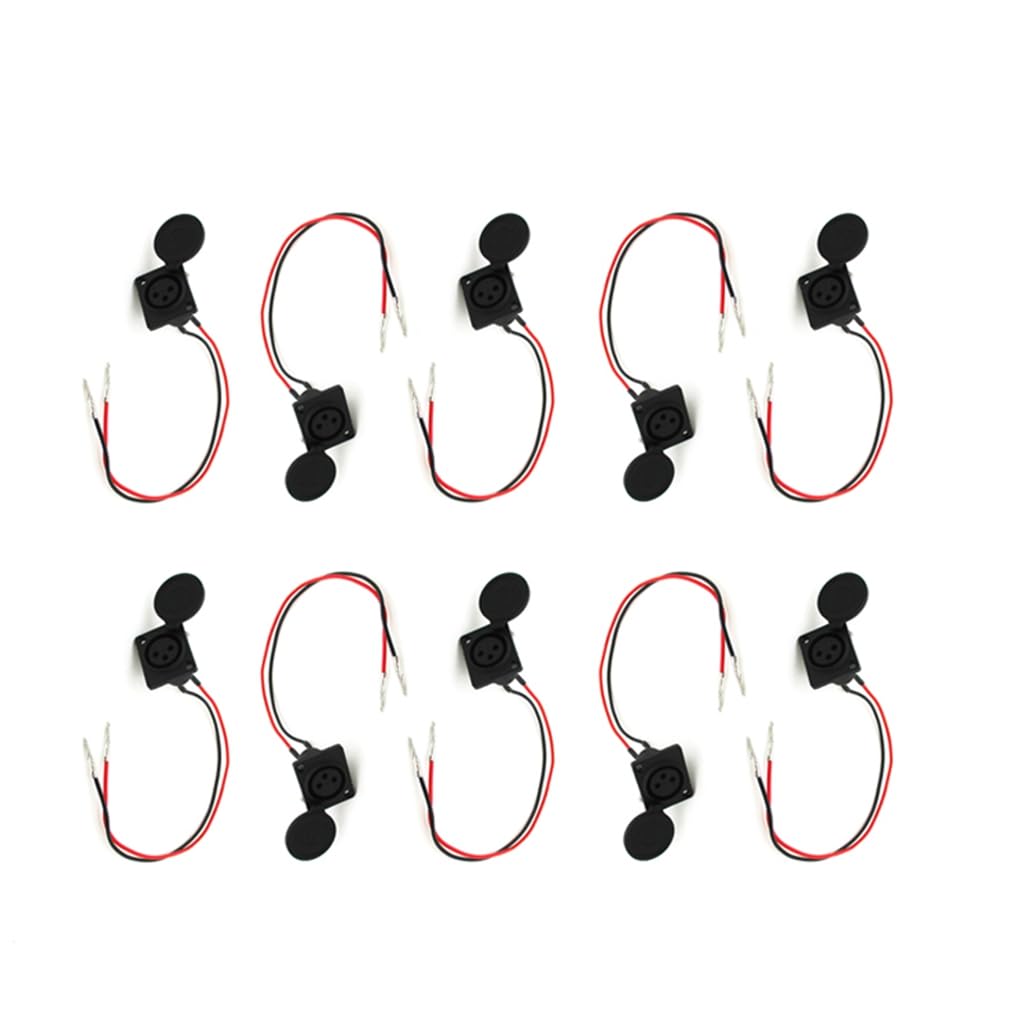 Gnyduw XLR Charging Port Socket for Currie GT Schwinn EZIP IZIP EVO Scooter Parts