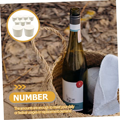 9Pcs 1 Gallon Carboy Tapered Flask Plug Lab Seal