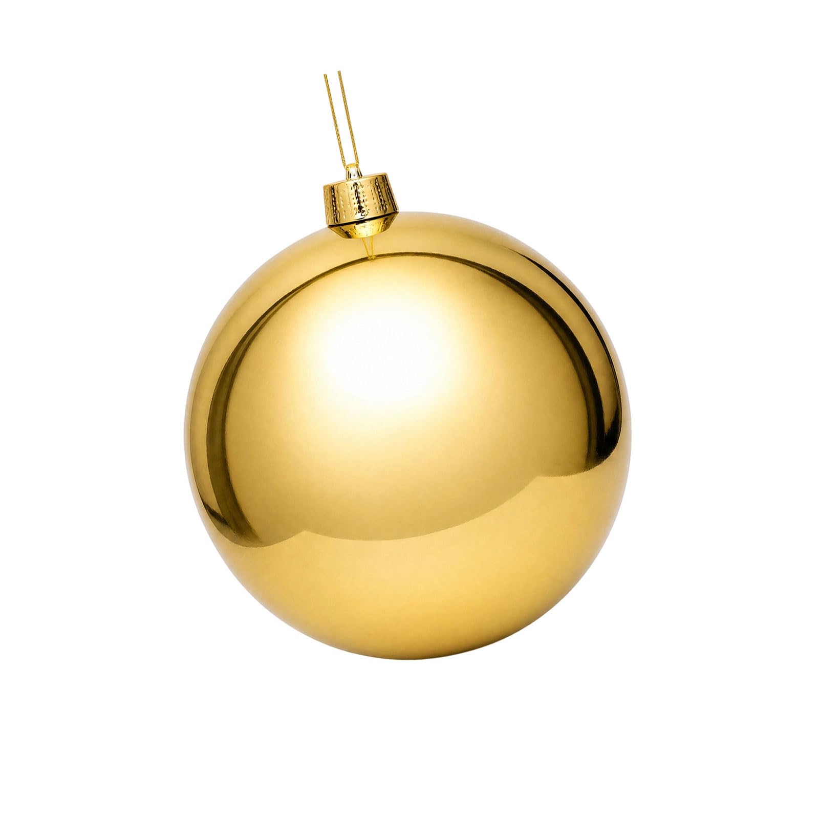 Luxurious Shimmering Gold Christmas Ornament Ball 40Cm 50Cm Versatile Decors for Tree Ceilings and Special Event Large Gold Christmas Ornament