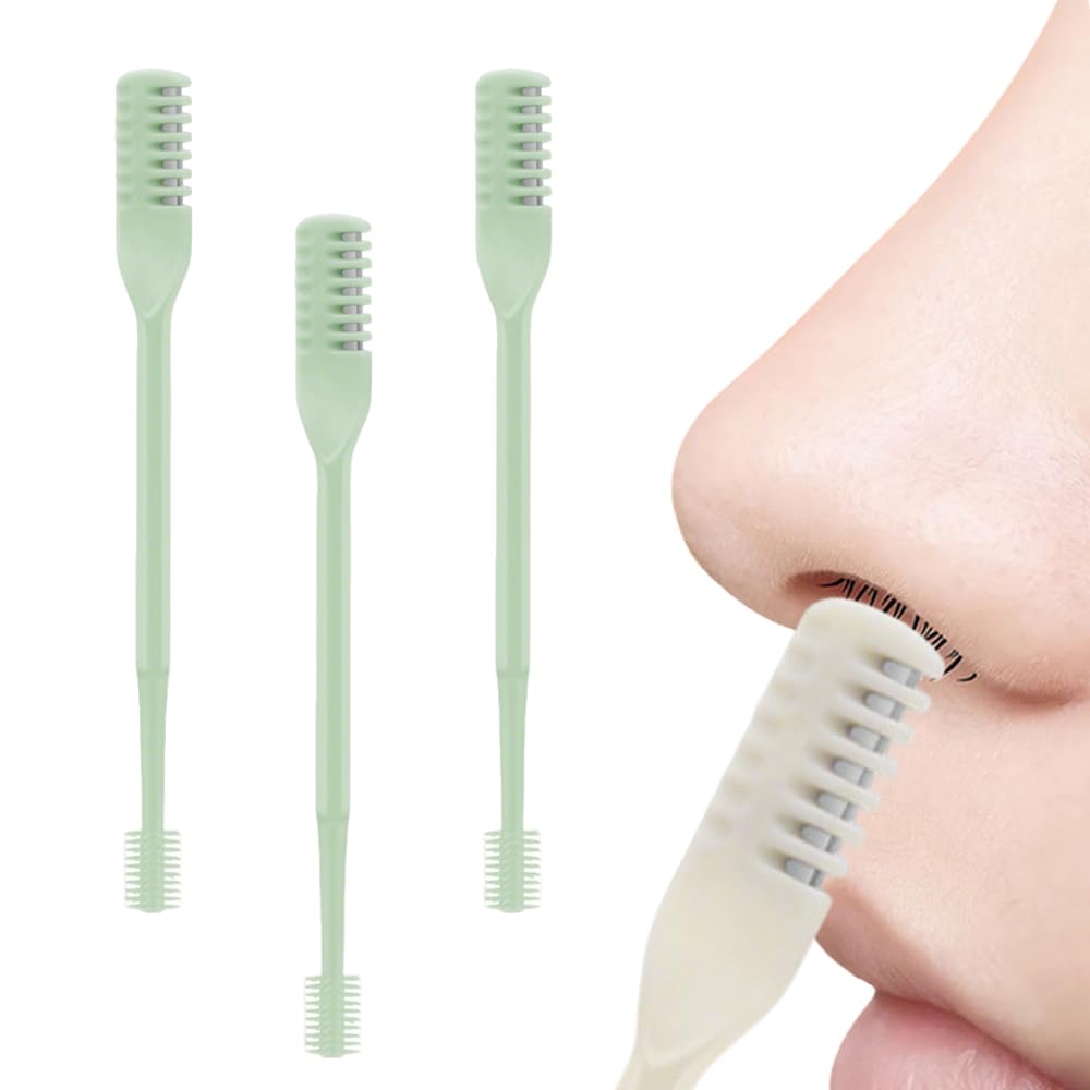 Nasal Hair Cutter 2025 Upgraded Portable Manual Nasal Hair Trimmer for Women Men Travel Essentials Nose Hair Remover