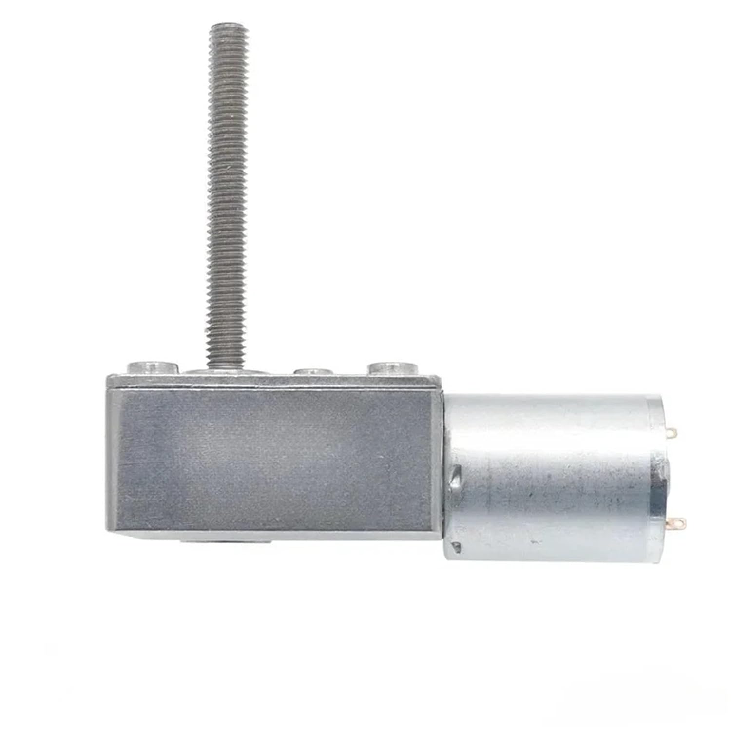 1pcs M6 Threaded Long Shaft Electric DC Worm Gear Motor 6V 12V 24V 6-150RPM High Torque DC Motor Self-Locking Adjustable Speed JGY370(6V,30 RPM)