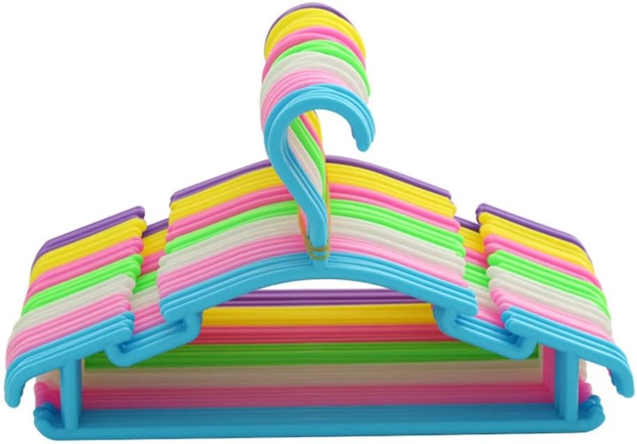 10pcs Home Organizer Solid Anti Slip Clothes Hanger Baby Tool Coat Kids Portable Hook Children (Color : White-Dinosaur Doodle4, Size : 1) (White Dinosaur Doodle4)