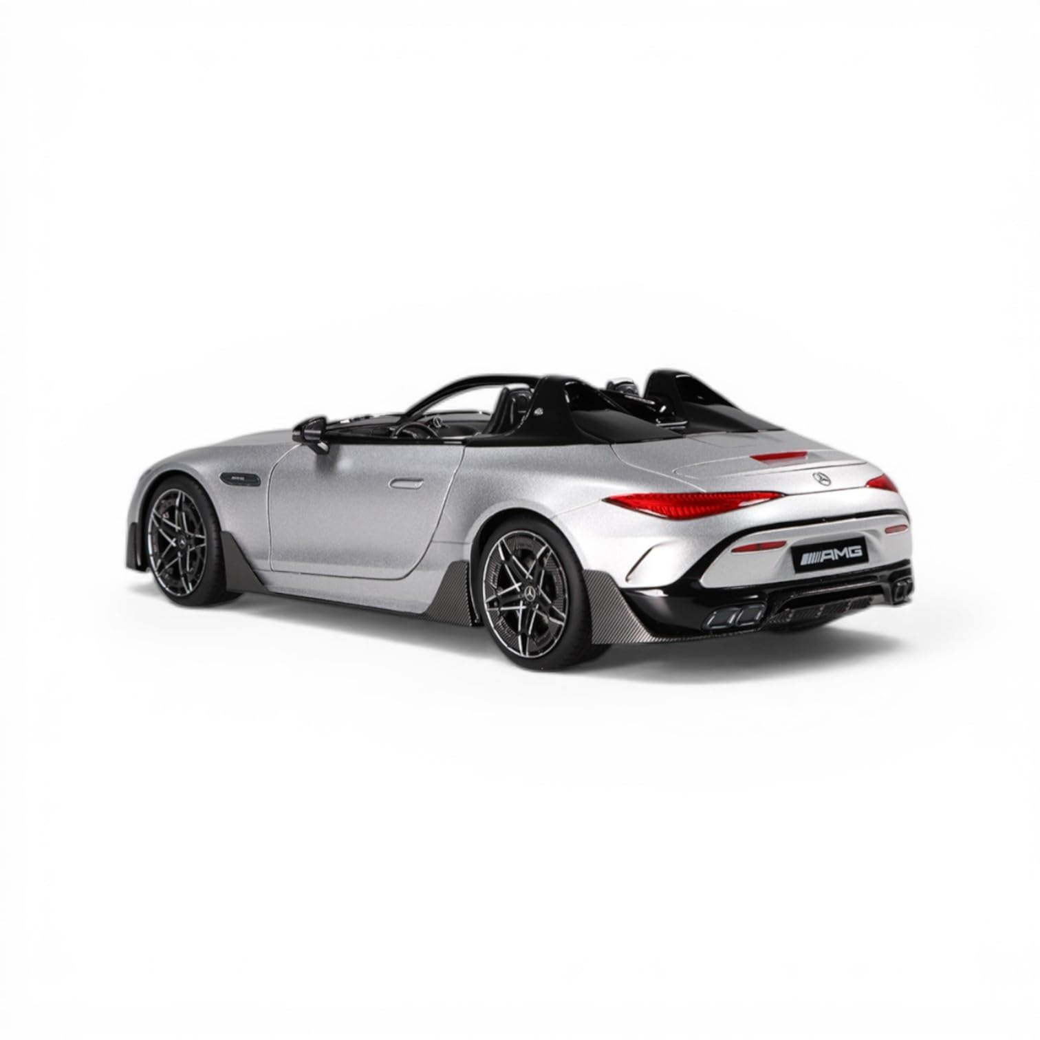 Mercedes-AMG PureSpeed Modellauto in 1:18 | Premium Diecast Speedster-Miniatur, HALO-System, Öffnende Türen, Motorhaube & Kofferraum, Detailreiches Interieur