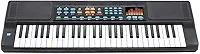 Teclado Infantil com Microfone 54 Teclas HS5460A 70cm, DM Toys, Preto, DMT5700