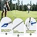 THE GOLFER STORE Golf Alignment Rods, Golf Club Alignment Stick Corrector Magnetic Golf Swing Trainer Aid Help Visualize and Align Your Golf Shot Length Adjustments