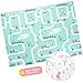 HBIAO Faltbarer Krabbelmatte, Kinder wasserdicht rutschfest BPA frei ungiftig Schaum Baby Playmat Portable Outdoor oder Indoor-Spielmatte